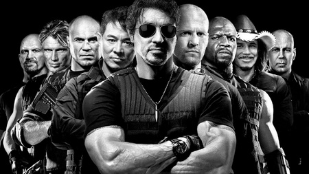 The Expendables - li, roarke, stalone, strathm