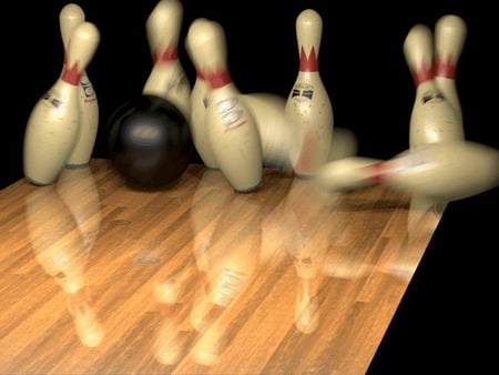 Strike - alley, ball, pins, throw