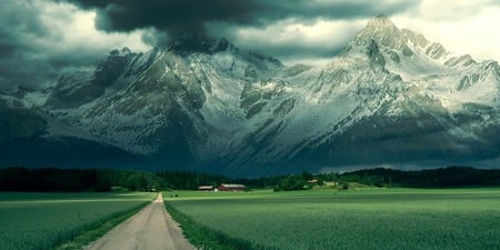 mountains - beauty, mountains, snow, stark