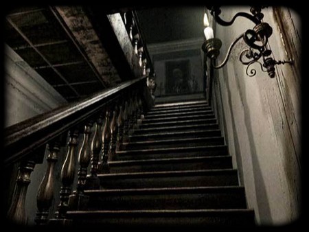 HORROR STAIRS - resident evil, stairs, horror, dark, scary