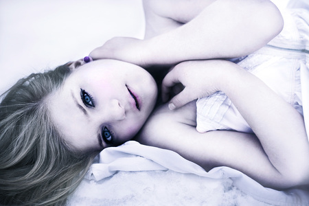 BLUE Eyes - fantasy, female, sad, blue, poem, blue eyes