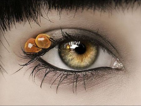 eyes - abstract, lady, eye, 3d, closeup