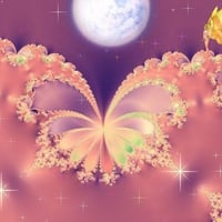 butterfly fractal to moon