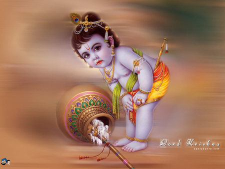 Baby Krishna (Lord Hare Krishna) - hinduism, people, worship, india, god, baby, hindu, lord, krishna, hare krishna