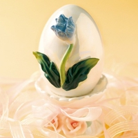 Flower on an egg