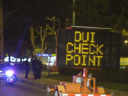 Check Point Charlie - cars, people, dangerous, police, road, law, stop