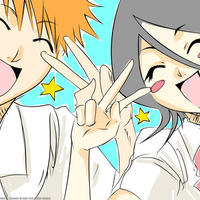 Ichigo and Rukia