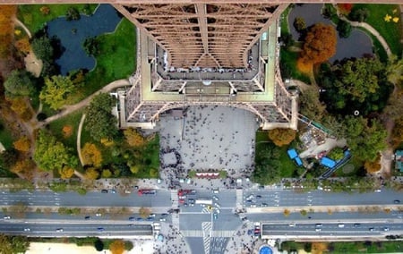 From the Summit Of Eiffel Tower - eiffel, amazing, france, paris, tower, high