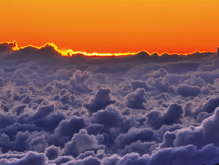 Clouds at sunset - cloud, sky, landscape, nature, earth