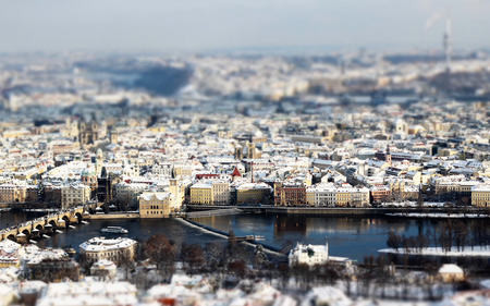 Prague - sky, prague, landscape, photography, winter, czech republic, buildings, amazing, modern, beautiful, river, architecture, city