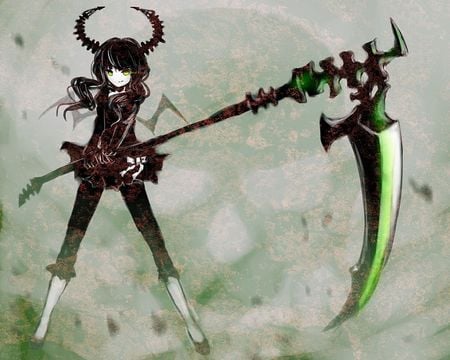 Black★Rock Shooter - black, anime, anime girl, dark