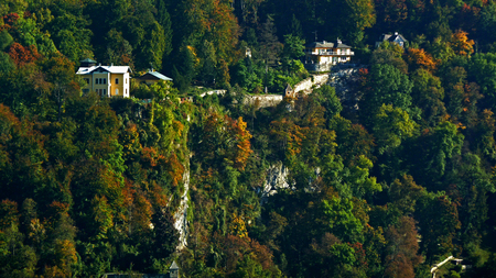 Salzburg - Austria - threes, house, forest, mountain