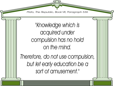 Plato - live, wise, apply, knowledge