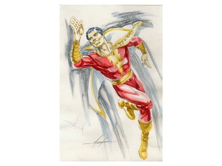 Shazam - shazam, fantasy, comic, art