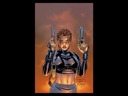 Lara - lara croft, fantasy, comic, tomb raider, art