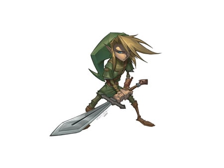 Link - comic, fantasy, link, zelda, art