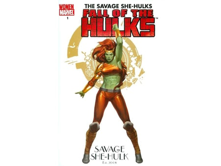 Fall Of The She Hulks - comic, fantasy, art, she hulk