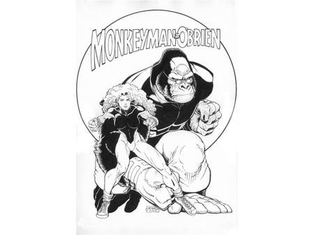 Monkeyman & O'Brien - comic, fantasy, obrien, art, monkeyman