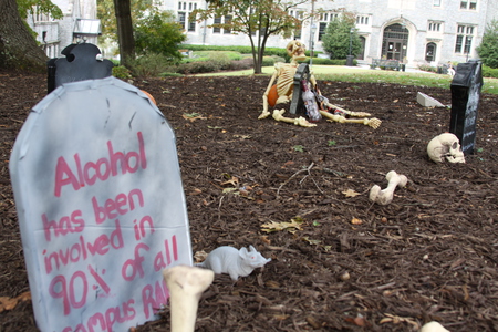 Don't press your luck - landscape, skeleton, dirt, yard, grave