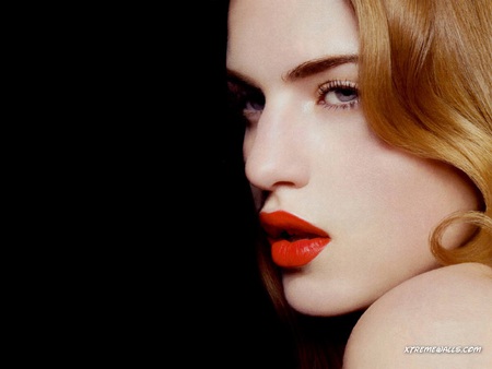 karin-anderson - models, lady, people, lips, female, hair, eyes, face, red