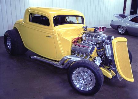 1934 Ford Hot Rod Coupe - classic, ford, coupe, hot rod