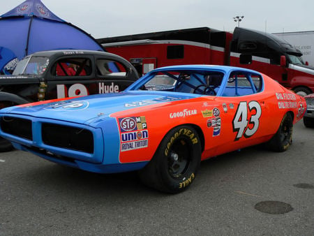 Richard Petty Charger Nascar race car - richard petty, race car, charger, dodge, nascar