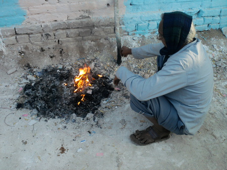 Cold india - winter, india, oldman, cold