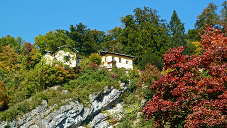 Salzburg - Austria - three, forrest, house, mountain