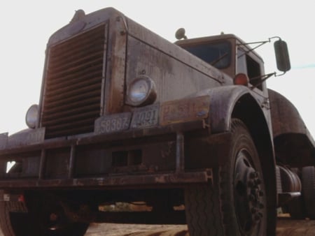 Semi - from the movie duel w Dennis Weaver - car, movie, rig, truck