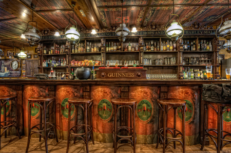 Bar-HDR - nice, photography, cognac, design, bar, gin, whiskey, cool, beer, architecture, interior, food, hdr, color, old, style, wild west, drink, vodka, beautiful, photo