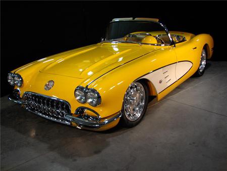 1959 Chevrolet Corvette - chevy, custom, classic, convertible, corvette