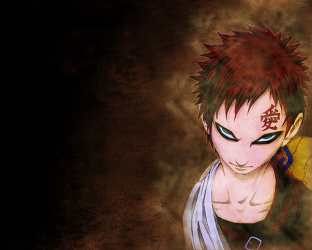 Gaara - naruto, sand village, anime, gaara, one-tailed demon