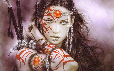 Luis Royo ~ Warrior Woman