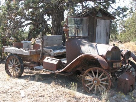 Jed Clampett And The Hillbillies - old cars, truck, cars, auto