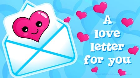 A LOVE LETTER FOR YOU!!!!!!!!!!!!!!!! - letter, hearts, wallpaper, envolope