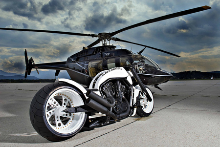 Choppers Of A Different Breed - motorcycles, harley davidson, bikes, choppers