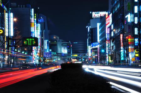 electric night - city, cars, beauty, lights