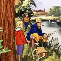 Painting - Fishing