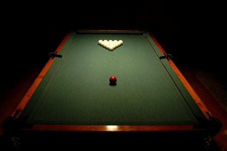 Billiards - table, pool, game, racked