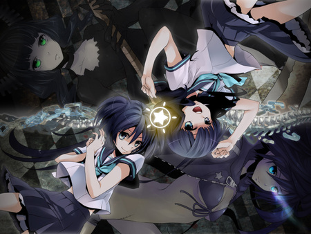 Black★Rock Shooter - artistic, black, anime, anime girl, awesome, beautiful, art