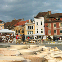 Brasov city-Piata sfatului-Romania