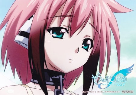 Sora no Otoshimono - anime, girl, angel, mecha