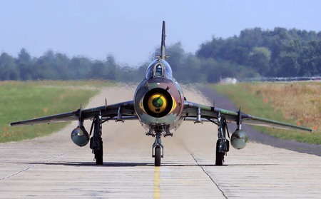 Sukhoi Su-22 - sukhoi, jet, su 22, polish air force