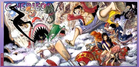 [One Piece] Fishman Battle Royale - anime, one piece, japanese, manga