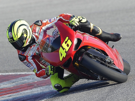 Valentino Rossi - red, motorbike, ducati, rossi, motogp