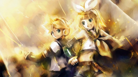 Ren & len - vocaloids, ren, and len, cute