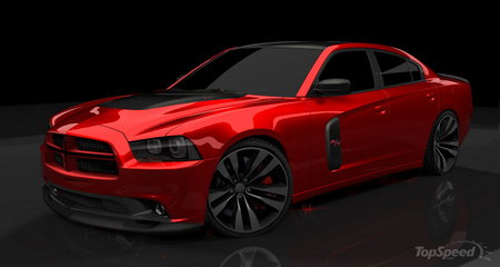 Dodge - tuned, dodge, charger, red