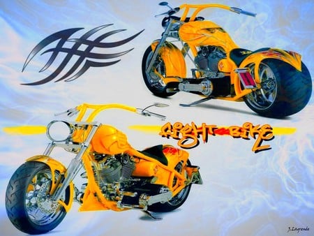 Fight Bike - chopper, bike, harley davidson, motorcycles