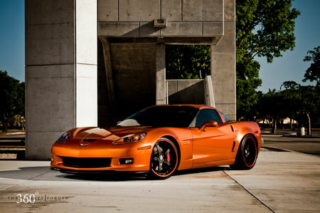 Atomic_Orange - 360, vette, custom wheels, gm