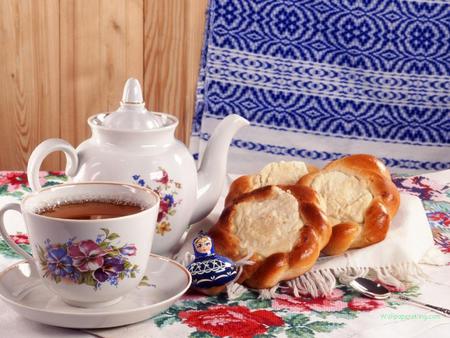 earthly pleasures - cloth, teapot, drink, table, dessert, saucer, cup